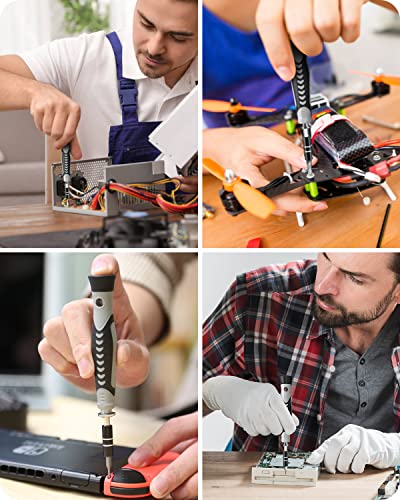 Precision Screwdriver Set, Soonan 130 In 1 Electronics Tool Kit With 120 Bits Magnetic Screwdriver Set & 10-Bit Tool Set Handy Repair Tool For Computer Phone Watch Camera Laptop Repair #TOP5