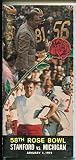 Rose Bowl NCAA Football Game Media Guide 1/1972-Michigan-Stanford-rosters-VF