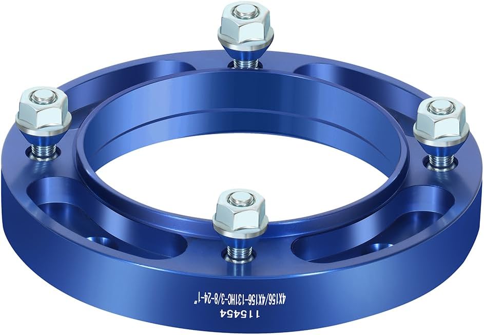 AINTIER 4X 1 inch 4x156mm to 4x156mm with 3/8" x24 Studs Wheel Spacers 4 Lugs fit for Sportsman