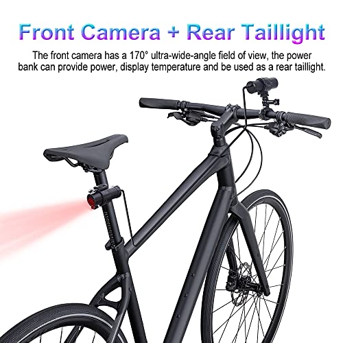 VSYSTO K5X-LED Cámara Bicicleta 2K WiFi Impermeable miniatura 2