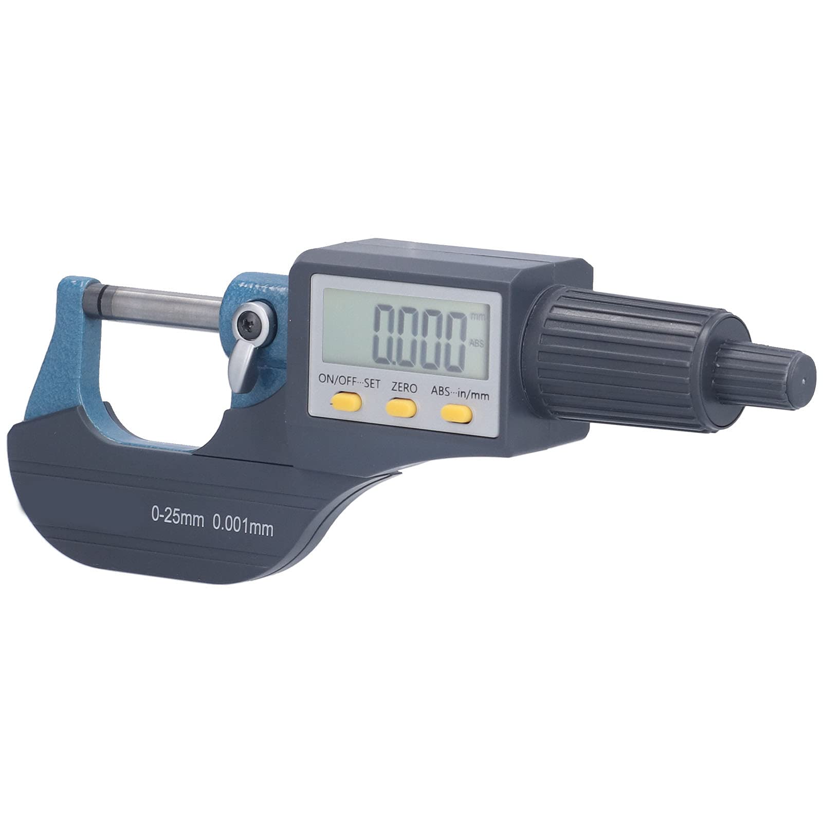 Digitales Mikrometer Zur Präzisen Dickenmessung mit Einer Auflösung von 0,00005 Zoll für Profis, Bereich 0–25 Mm