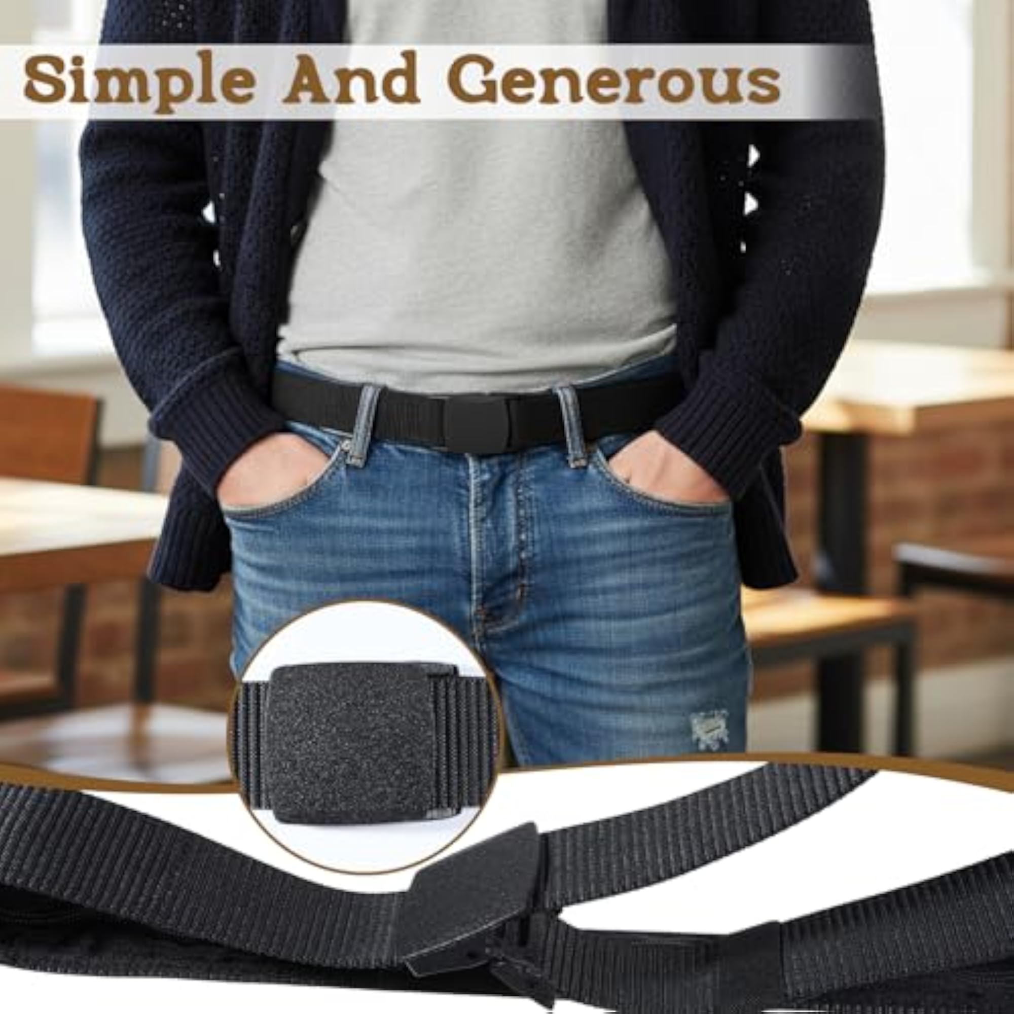 Travel Money Belt with Secret Compartment