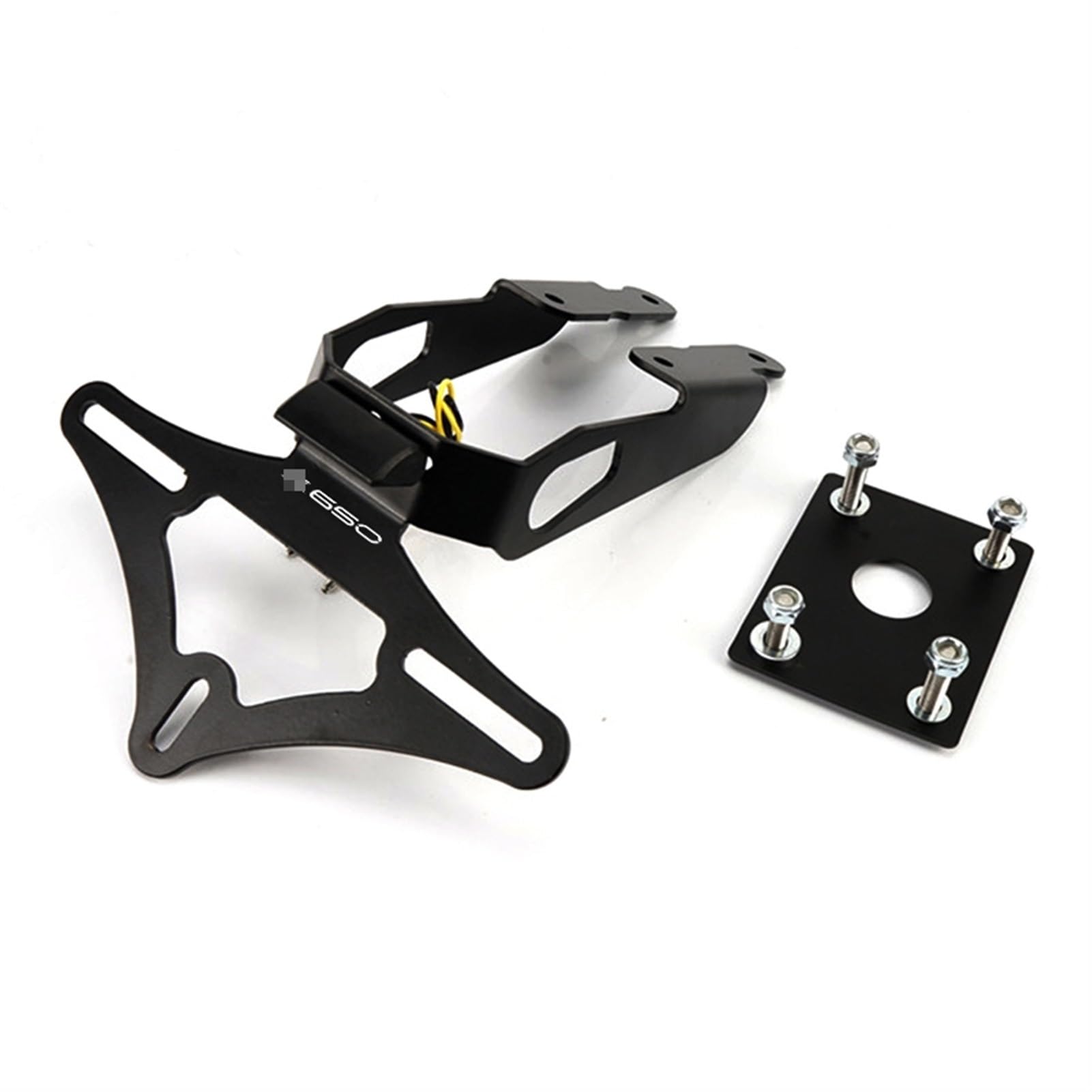 Honmer For Z650 Motorcycle License Plate Holder Light Tail Tidy Fender Eliminator For Kawasaki For Z 650 For Ninja650 For Ninja 650 Motorcycle Number Plate Frame Holder(For Z650)