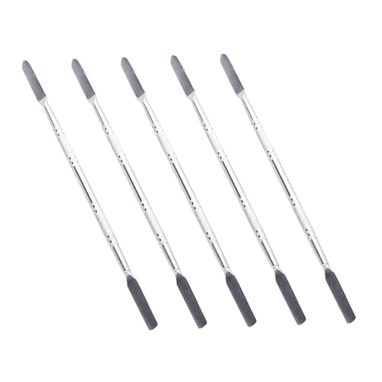 POPETPOP 5pcs Stainless Steel Repairing Stick for Mobile Phone Tablet and Laptop Durable Double End Spudger Pry Tools Lightweight and Portable Design for Easy Use