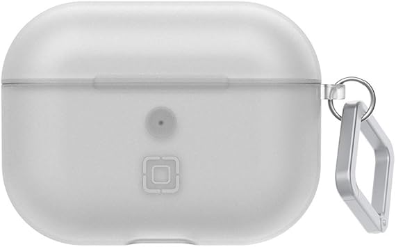 Amazon Com Incipio Case Protective Case Compatible With Apple Airpods Pro Frost Transparent Supports Wireless Charging I Sturdy Polycarbonate With Silicone Exterior I Includes Carabiner Hook Electronics