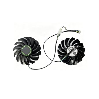 Shengeehoo 85mm 87mm PLD09210S12HH Graphics Card Fan Replacement for MSI RTX 2060 Super 2060 Ventus XS OC GTX 1660 Super 1660Ti Ventus 4Pin PWM 12V 0.4A