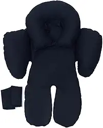 Almofada Redutor de Bebê Conforto em Cores Lisas (Preto)