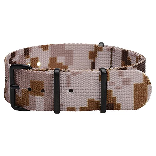 Clockwork Synergy Premium Nylon Nato Watch Straps bands PVD Black Hardware