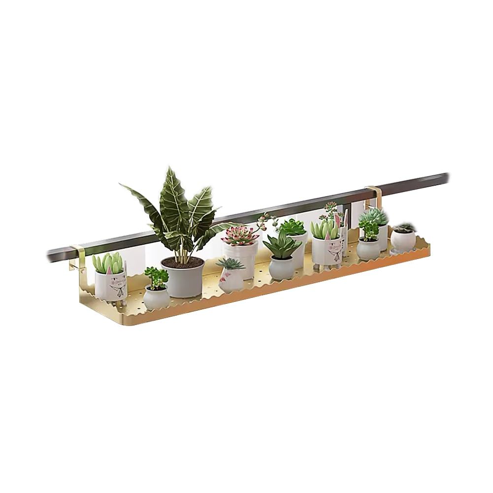 Jardinière de balustrade en fer forgé durable et élégante