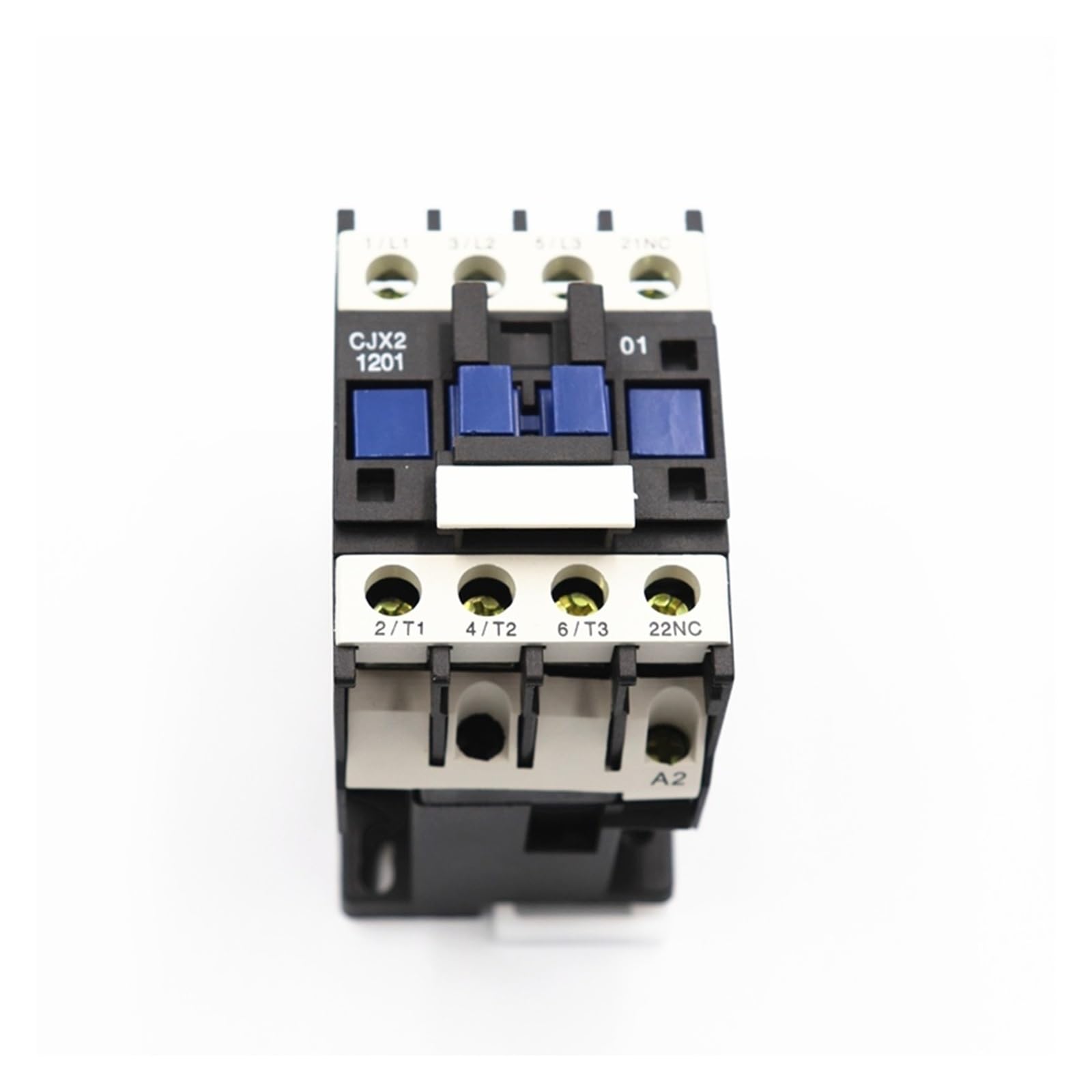 JCLPJBYJI AC contactor 12A 3P+1NO/1NC Rail Mounted lc1d CJX2-1210 1 Normally Open Contact / CJX2-1201 Closed(Cjx2-1201 Ac380v)
