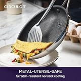 Circulon Scratch Defense 25cm Stainless Steel Frying Pan with Extreme Non Stick – Ideal for Pancake Day, Induction Hob Pancake Frying Pan, All Hob Suitable, Oven Safe, Perfect for Crepes - Image 6