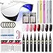 Produktbild Saint-Acior 8 Farben One Step Gel Pen Nagelset uv Gel Nagellack Stift 3 in 1 LED Gellack Gelnägel Starterset, No Base Top Coat Need