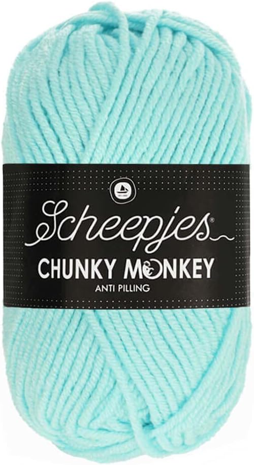 Baby Blue Chunky Monkey Yarn by Scheepjes