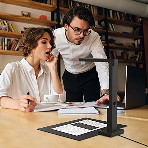 Czur Lens800 Pro Portable Document Scanner, 8Mp Document Camera, Capture Size A4, 1S/Page Fast Scan Speeds, Easy-To-Use, Usb Powered Travel Scanner, For Mac&Windows #TOP6