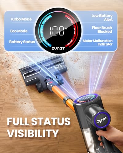 Image of Cordless Vacuum Cleaners for Home, Self-Standing, 500W /45KPA /Max.40Mins
