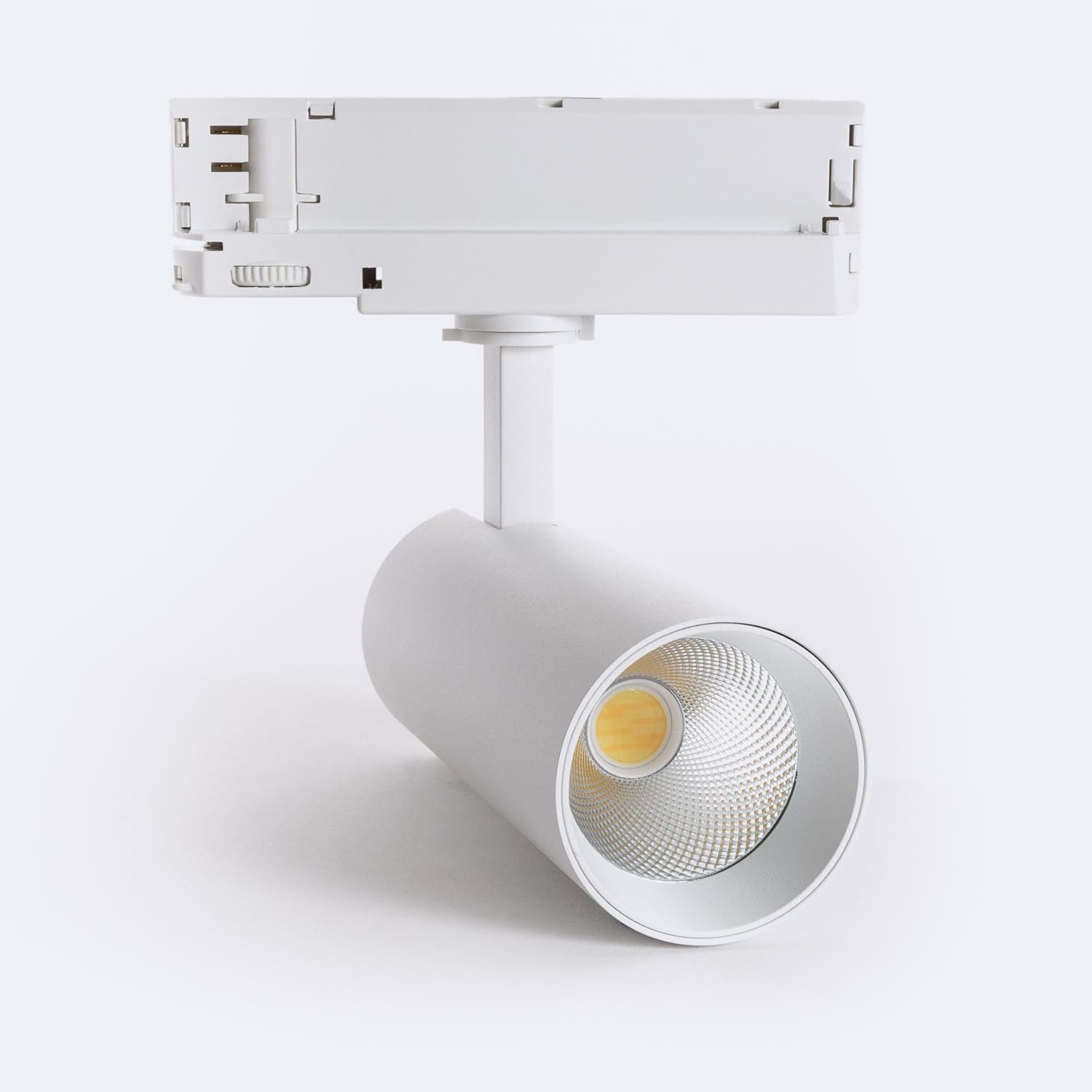 LEDKIA LIGHTING Faretto LED Binario Trifase 20W Carlo Bianco 2700K Bianco Caldo
