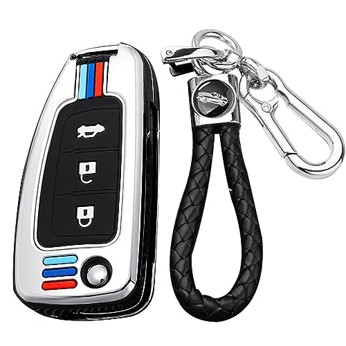 Boîtier clé Nissan Rogue sport argenté pour remplacer une coque usée A-3