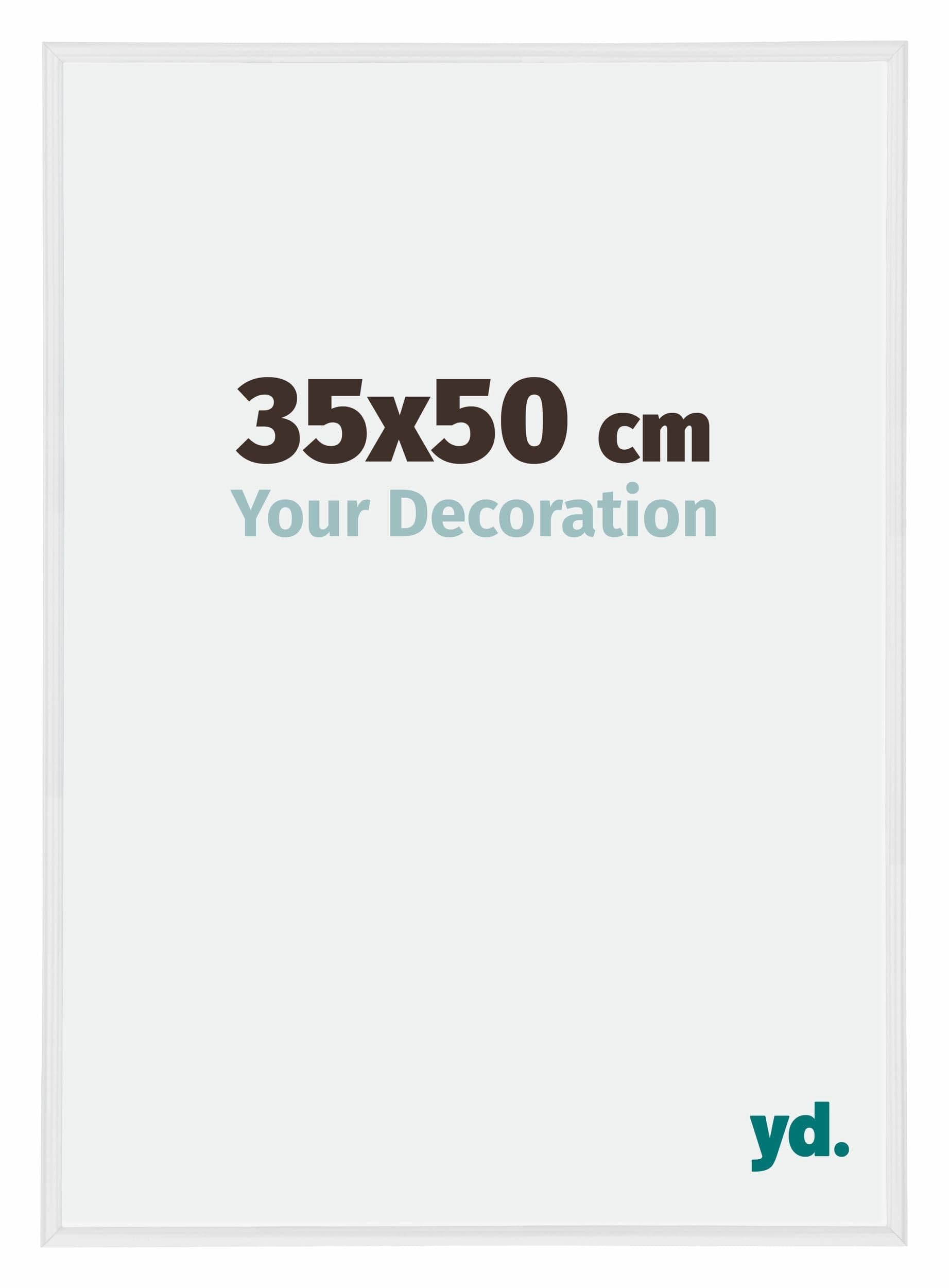 Your Decoration - Picture Frame 35x50 cm - White High Gloss - Decorative Wall Frame in Plastic with Antireflection - Frame 35x50 - Annecy โ image 1