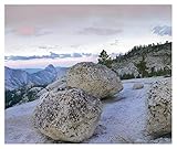 granito nacional blanco champan  Global Gallery Rocas de Granito y Media cúpula en Olmsted Point, Parque Nacional Yosemite, Arte de Papel de California, 38In x 31.88In