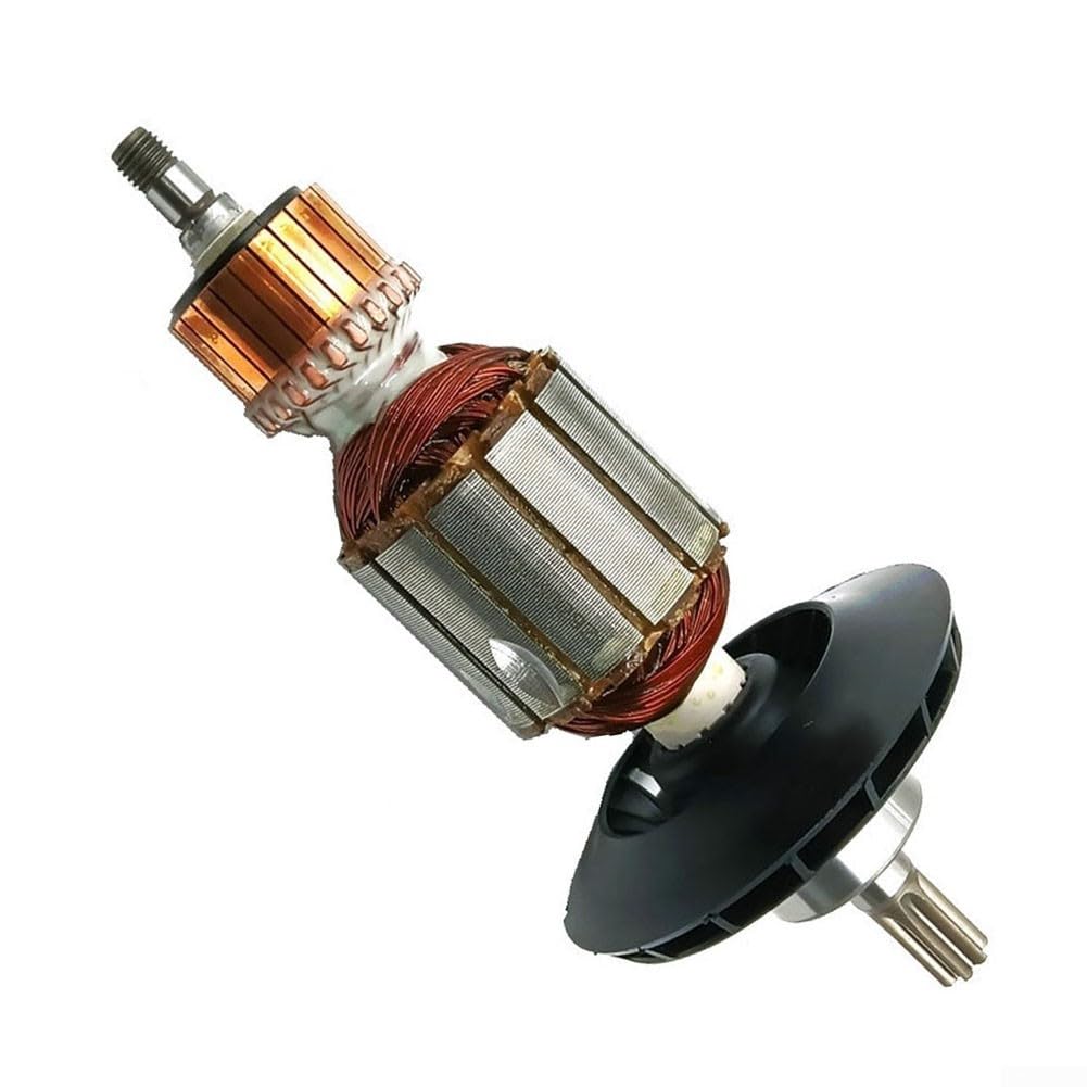 Per armatura rotore 1619P10769 compatibile con trapano a percussione GBH5-40, parte di ricambio in metallo per riparazione utensili elettrici, componente di ancoraggio motore elettrico