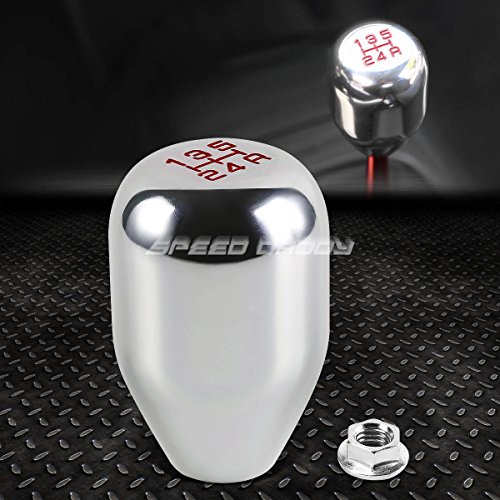 Auto Dynasty Compatible with Civic/Del Sol/CRX/Integra Double Bend Short Throw Shifter (Silver) + 5-Speed Gear Knob (Silver) - Image 5