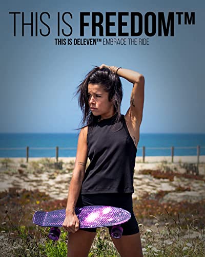 D Deleven Deleven 22 Inch Skateboard With Bright Led Wheels, Skate Tool, Abec 7 Bearings - For Kids Beginners Adults thumb #6