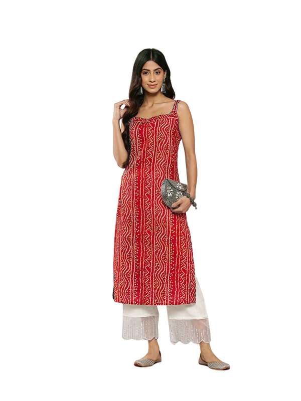 FaraliWomen's Cotton Stitched Kurti