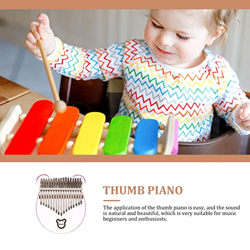 BIENKA 1 Set17 Touches Pouce Piano Doigt Piano Main Piano Bois Doigt Piano avec Tuning Marteau et Sac Facile à Apprendre… - Les Beatles, Paul McCartney, John Lennon, RIngo Starr, George Harrison BIENKA 1 Set17 Touches Pouce Piano Doigt Piano Main Piano Bois Doigt Piano avec Tuning Marteau et Sac Facile à Apprendre… – Image 6
