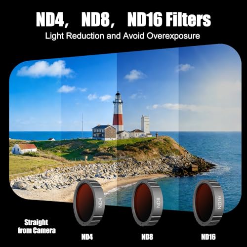 Ourlife 6 Pack Lens Filter Set Compatible with Action Camera - image 2