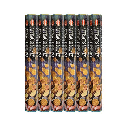 120 Incense Sticks Bulk Pack, HEM, Zen Aromatherapy, 6 Boxes of 20 Sticks