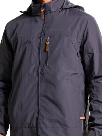 Mens Outdoor Waterproof Soft Shell Hooded Military Tactical Rain Jacket