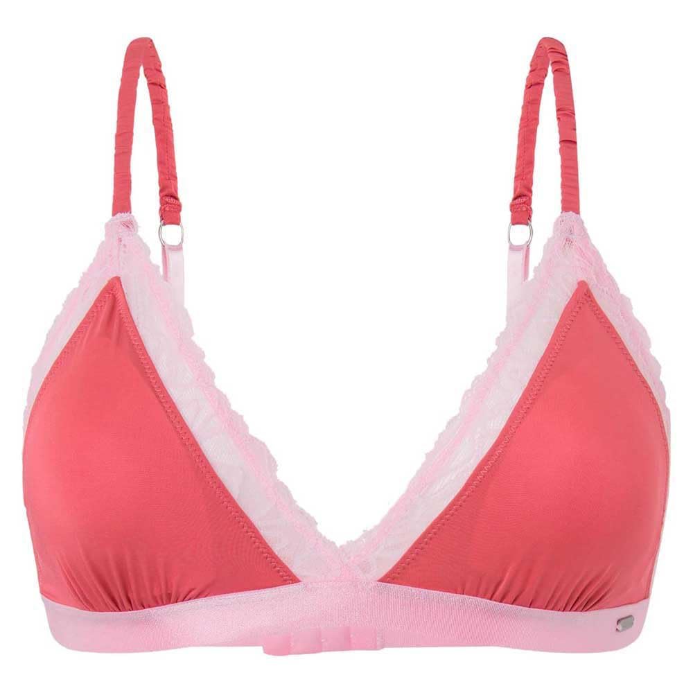 Pepe Jeans Women's Lace Bra B, Pink (English Rose Pink), L