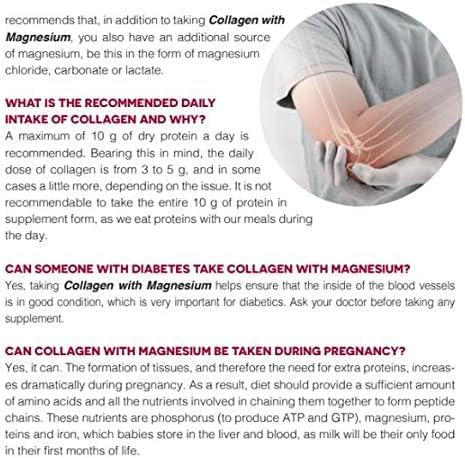 Miniatura 6 de Ana Maria Lajusticia - Polvo de colágeno hidrolizado con magnesio y vitamina C para piel, uñas, cabello y ligamentos, energía natural, sabor a