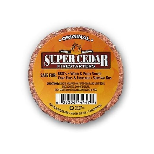 Super Cedar Firestarters for Easy Ignition