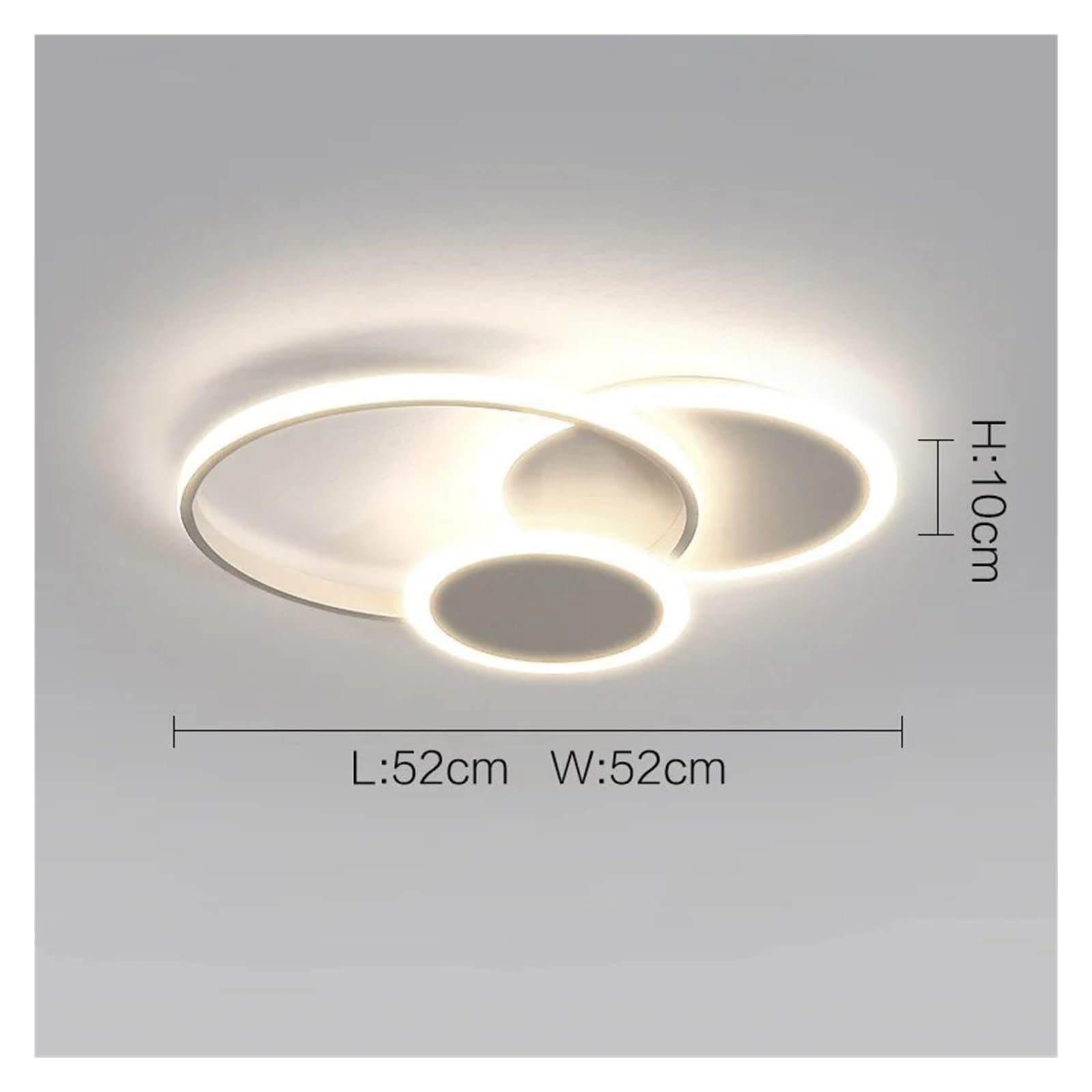 Lampa sufitowa do salonu nowoczesny luksusowy minimalistyczny minimalistyczny pierścień lampy do sypialni, nowoczesne