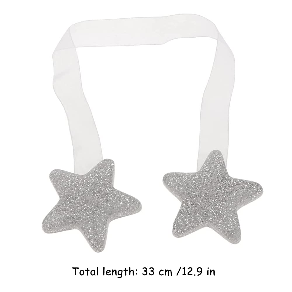 Magnetische Gordijnhouders Hion Magnetische Vorhang Raffhalter Schwarz 2 Stück, Vorhang Set Van 4 Gordijn Clips