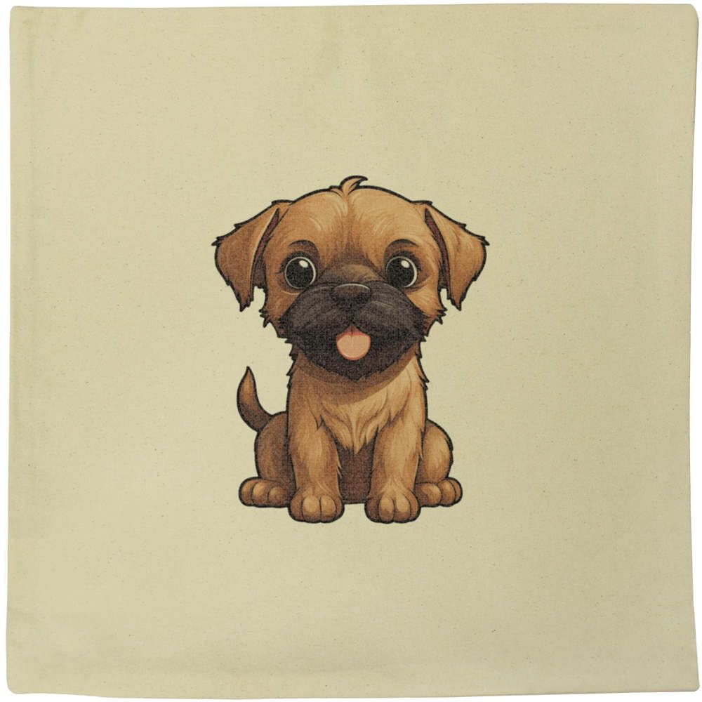 Azeeda 40cm x 40cm 'Border Terrier' Canvas Cushion Cover (CV00032861)