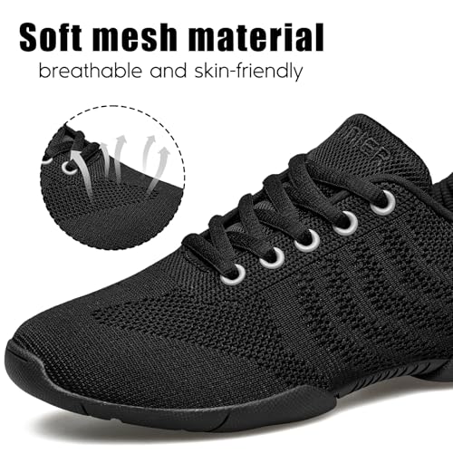 Image of Girls White Cheerleading Shoes Lightweight Competition Tennis Shoes Women Hip Hop Gymnastics Dance Sneakers