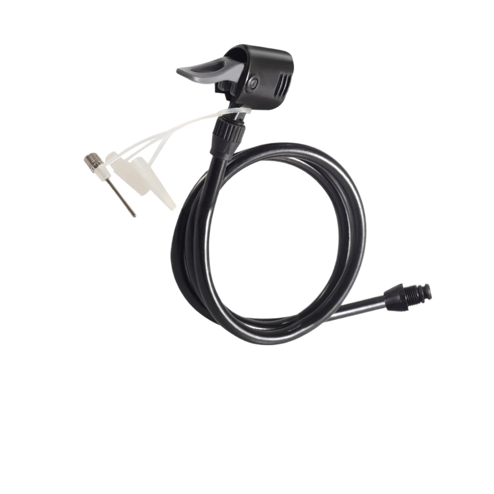 Replacement Hose for Inflator - Foldable Pressure Fill Tube, Air Connection Cable with Thread, Compact Pump Reach Tool, Inflator Duct