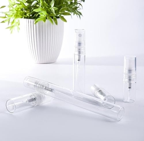 Voarge Botella de spray de viaje, dispensador de perfume, botella de perfume, líquido para el cuidado personal, cosméticos (60 unidades, 3 ml) - imagen 7