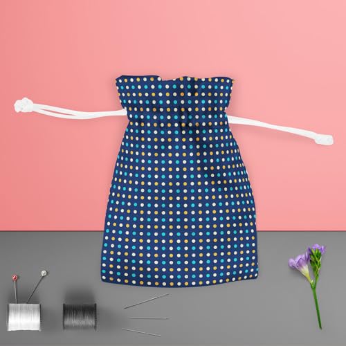 Image of ArtzFolio Polka Pattern | Pouch Wrist Potli Bag | Bag for Weddings & Casual Parties