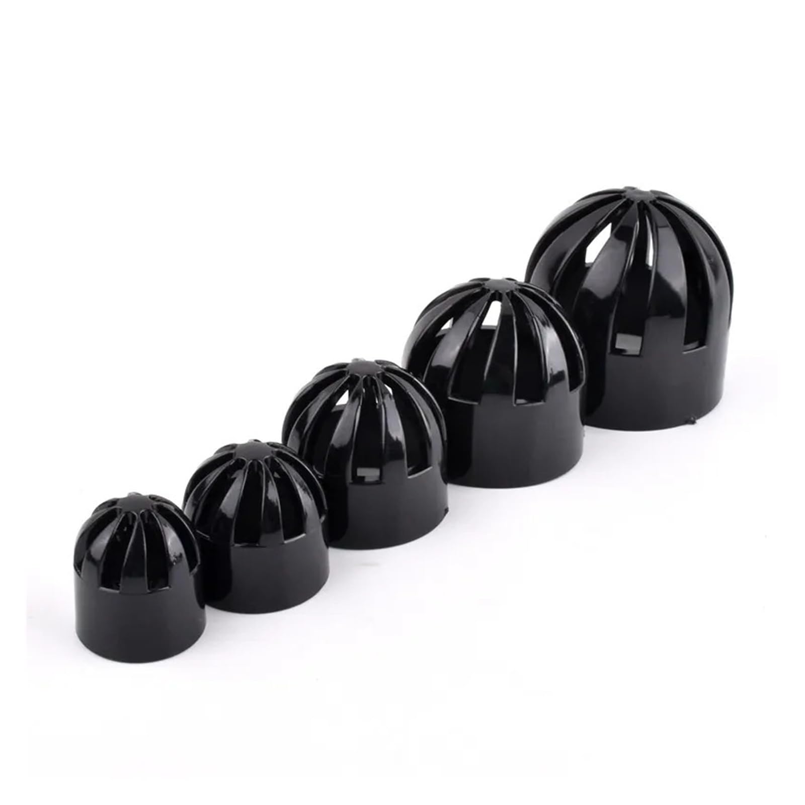 Connecteur De Tuyau En PVC Noir, 20~50mm, UPVC, Coude D'eau Jardin, Joint T, Alimentation Réservoir D'aquarium, Connecteurs D'extrémité Drainage(Union,40mm Black (2pcs))