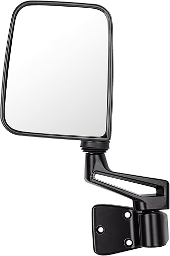 SCITOO Espejo de visión lateral del conductor compatible con 1995 para Jeep Wrangler 1997-2002 para Jeep Wrangler 1987-1994 para modelos Jeep