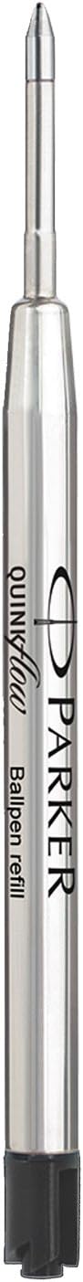 PARKER QUINKflow Ballpoint Pen Ink Refills, Medium Tip, Black, 3 Count : Office Products