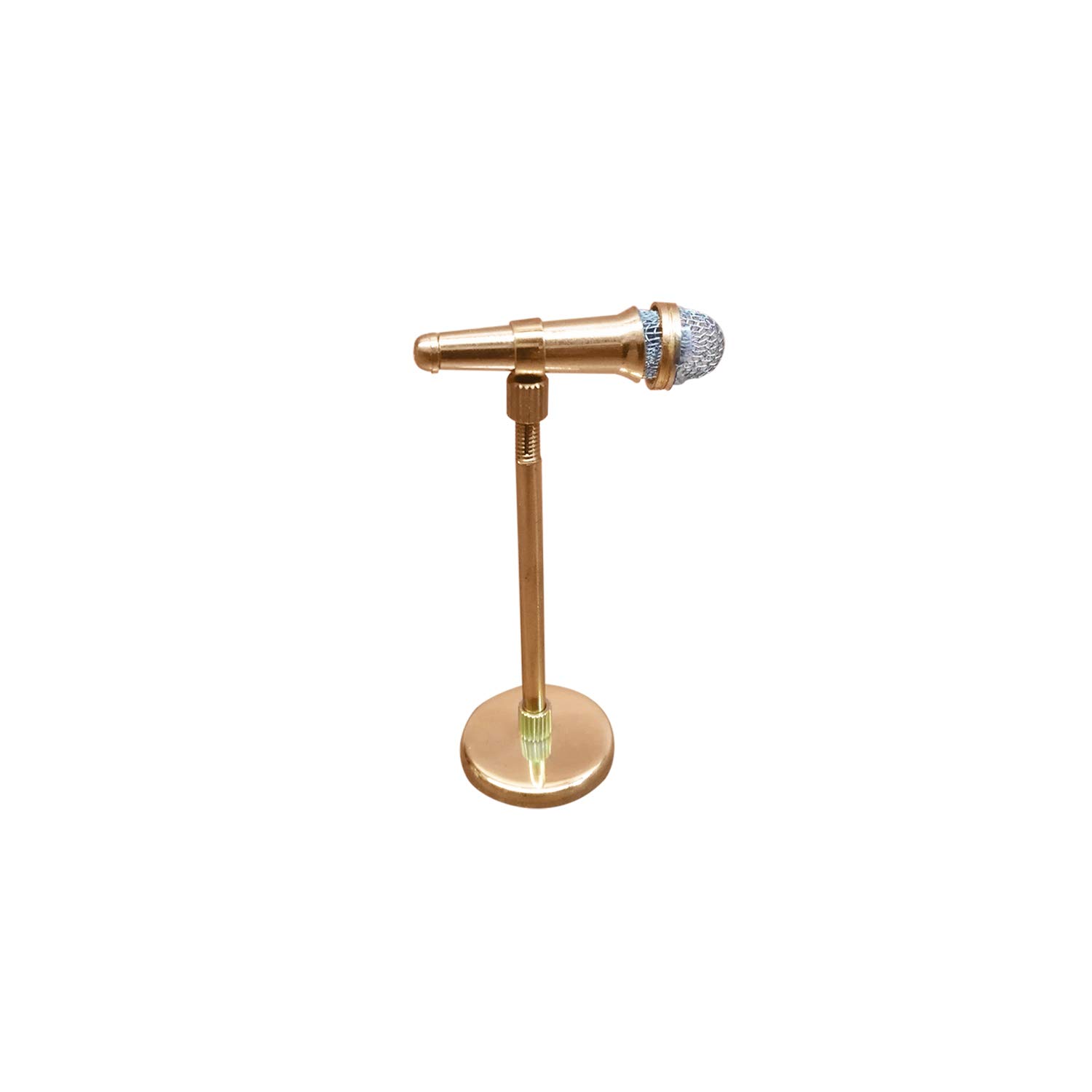 Mini Golden Instruments Microphone Toy Alvinlite Miniature Microphone Model Decor, Wooden ...