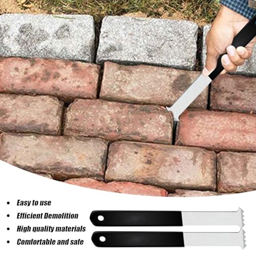Outil de levage de pavés avec grattoir double pour terrasse - 3