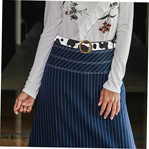 Fashion Ethnic Cow Print Waist Belt for Women Faux Leather Strap Lightweight Stylish Accessory for Jeans Dresses Casual Wear4