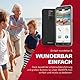 emporiaSMART.5 Mini, Seniorenhandy, 4G Volte, Senioren Smartphone ohne Vertrag, Mobiltelefon mit Notruftaste, 4,95-Zoll-Display, Android 13, 13 MP Kamera, Schwarz, E5mini/E5m 001