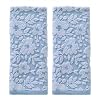 SKL Home Floral Jacquard Hand Towel Set Sky Blue 2 Count
