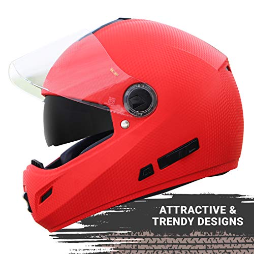 Image of Steelbird Rox Cyborg ISI Certified Full Face Helmet for Men and Women with Inner Smoke Sun Shield and Outer Clear Visor